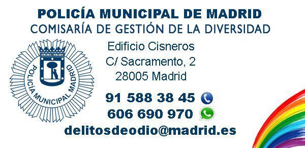 Establecido convenio con la comisaria de diversidad del ayto. de Madrid